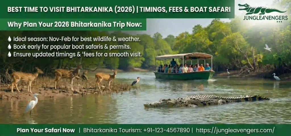 best time to visit Bhitarkanika